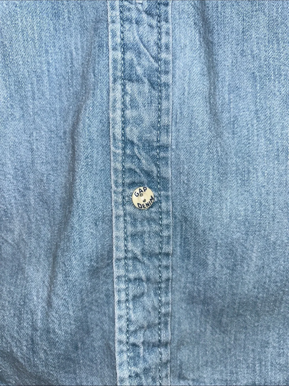 GAP XXL youth 14-16 Light Denim Button-Down Shirt